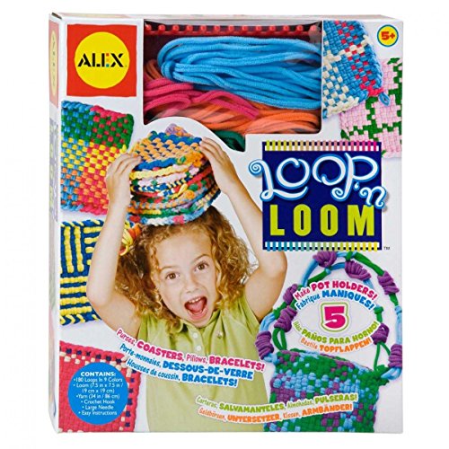 LAYOER Round Loom Set Plastic Knitting Looms with Hook Needle Weaving Round  Circle Set（Instructions for Beginners）