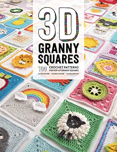 3d Granny Squares 100 Crochet Patterns For Pop Up Granny Squares Derolee Crochet Boutique